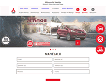 Tablet Screenshot of mitsubishisatelite.com.mx